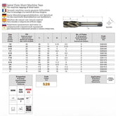 SOMTA Taps & Dies Somta Series 528 - HSSE-V Spiral Flute Tap BSW 1/2" (Standard)